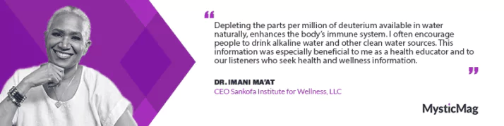 Wellness Wisdom - A Journey with Dr. Imani Ma’at, CEO of Sankofa Institute for Wellness, LLC
