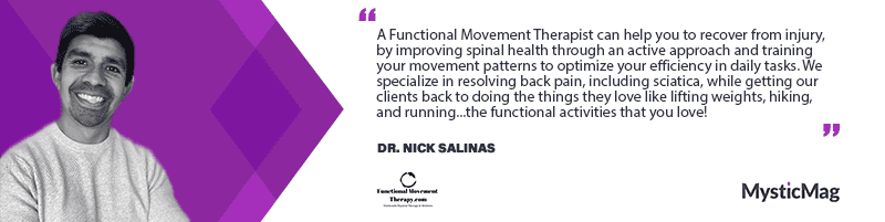 Functional Movement Therapy with Dr Nick Salinas