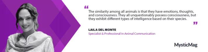 Whispers of the Wild - A Conversation with Laila del Monte, Pioneer in Animal Communication