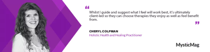 Cheryl's Holistic Healing Journey: Nurturing Mind, Body, and Spirit