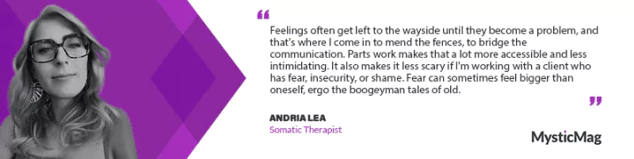 Andria Lea, Certified Somatic Therapist, Pioneering Healing at the Somatic Therapy Center