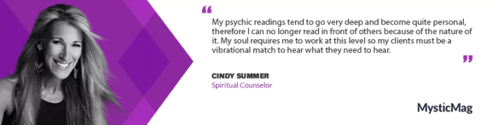 Cindy Summer - Visionary Spiritual Counselor Redefining Psychic Wisdom