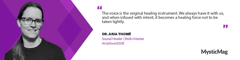Harmonizing Healing: Dr. Aria Thomé's Journey Through Sound and Spirit