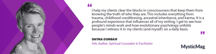 Conversation with Award-Winning Author and Spiritual Counselor - Dayna Dunbar
