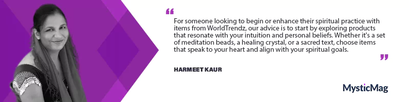 Empowering Journeys: Harmeet Kaur's Vision of Spiritual Well-being with WorldTrendz
