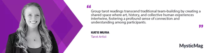 Unveiling Team Unity Through Tarot: Kate Mura's Innovative Journey with MysticMag