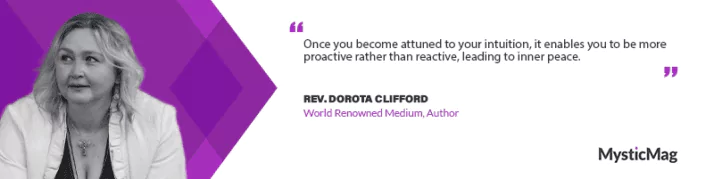 Tapping into Our Intuitive Side with Rev. Dorota Clifford