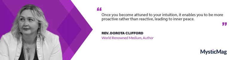 Tapping into Our Intuitive Side with Rev. Dorota Clifford