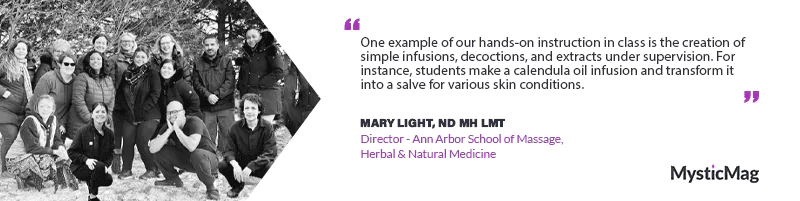 The Ann Arbor School of Massage, Herbal & Natural Medicine - Mary Light