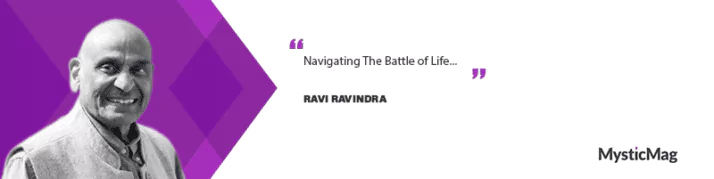 “Unless you leave yourself behind you cannot be a follower of mine” - Ravi Ravindra