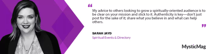 Manifesting Miracles - Sarah Jayd on How Spiritual Events & Directory Empowers Global Transformatio