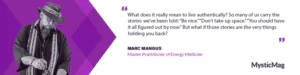 The Wounded Healer: How Marc Mangus Found Balance and Helped Others Heal