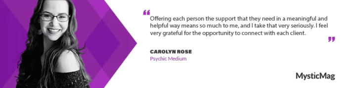The Power Within: Psychic Medium Carolyn Rose on Intuition and Energy Healing