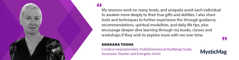 Awakening the Cosmic Self: A Conversation with StarBeing Messenger Shakara Tosha