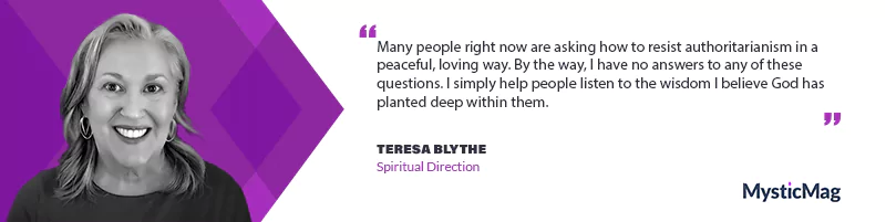 Listening for the Sacred - Teresa Blythe on Modern Spiritual Direction